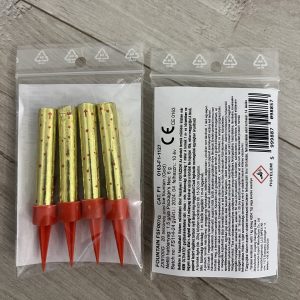 Tortagyertya 6cm prémium arany (4db-os)