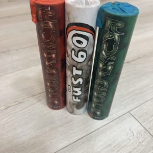 Nemzeti csokor/szurkolói csomag(3 db/csomag)Füstgyertya 55_piros_fehér_zöld