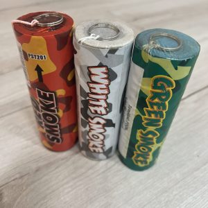 Nemzeti csokor/szurkolói csomag(3 db/csomag)Füstgyertya 70_gránát_piros_fehér_zöld