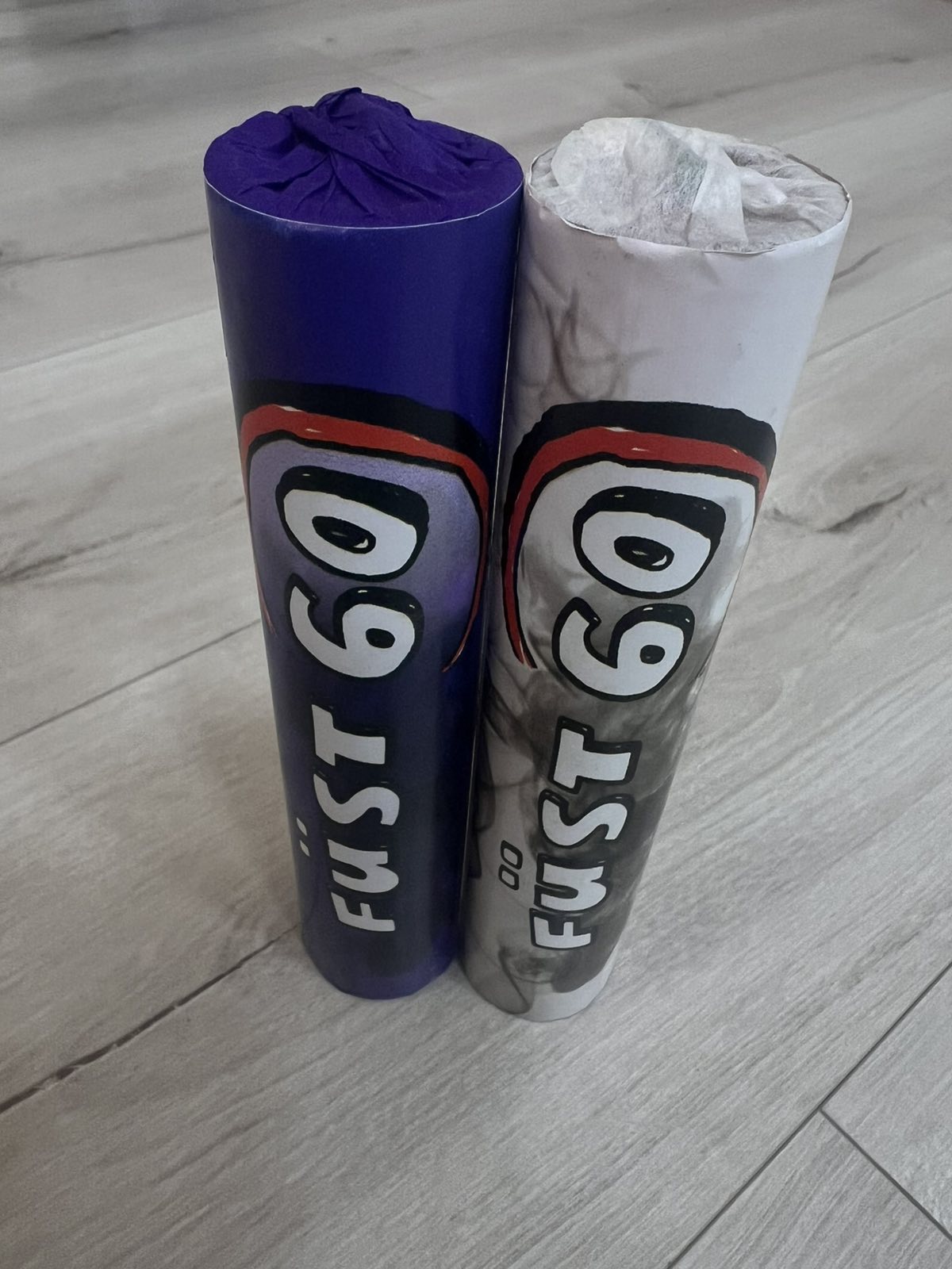 Újpest FC/szurkolói csomag (2 db/csomag) Füstgyertya_55_lila_fehér