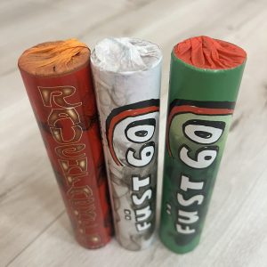 Elefántcsontpart/szurkolói csomag(3 db/csomag)Füstgyertya 55_narancs_fehér_zöld