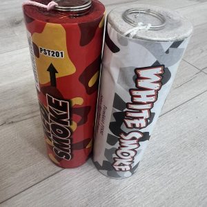 Anglia/szurkolói csomag (2 db/csomag) Füstgyertya_70_gránát_piros_fehér