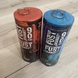 Nyíregyháza FC/szurkolói csomag (2 db/csomag) Füstgyertya_90_gránát_piros_kék