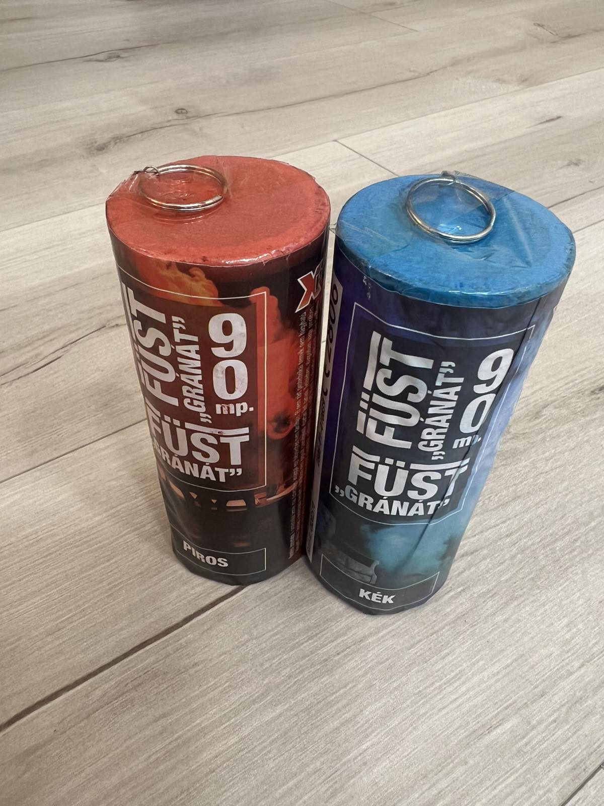 Franciaország/szurkolói csomag (2 db/csomag) Füstgyertya_90_gránát_piros_kék