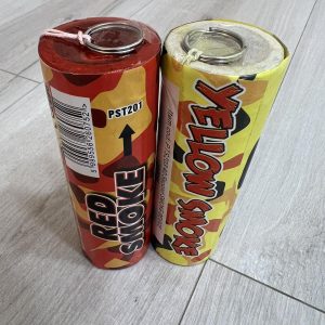 Spanyolország/szurkolói csomag (2 db/csomag) Füstgyertya_70_gránát_piros_sárga