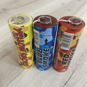 Equador/szurkolói csomag(3 db/csomag)Füstgyertya 70_gránát_sárga_kék_piros