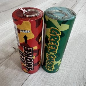 Portugália/szurkolói csomag (2 db/csomag) Füstgyertya_70_gránát_piros_zöld