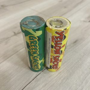 Ausztrália/szurkolói csomag (2 db/csomag) Füstgyertya_70_gránát_zöld_sárga