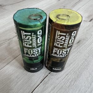 Ausztrália/szurkolói csomag (2 db/csomag) Füstgyertya_90_gránát_zöld_sárga